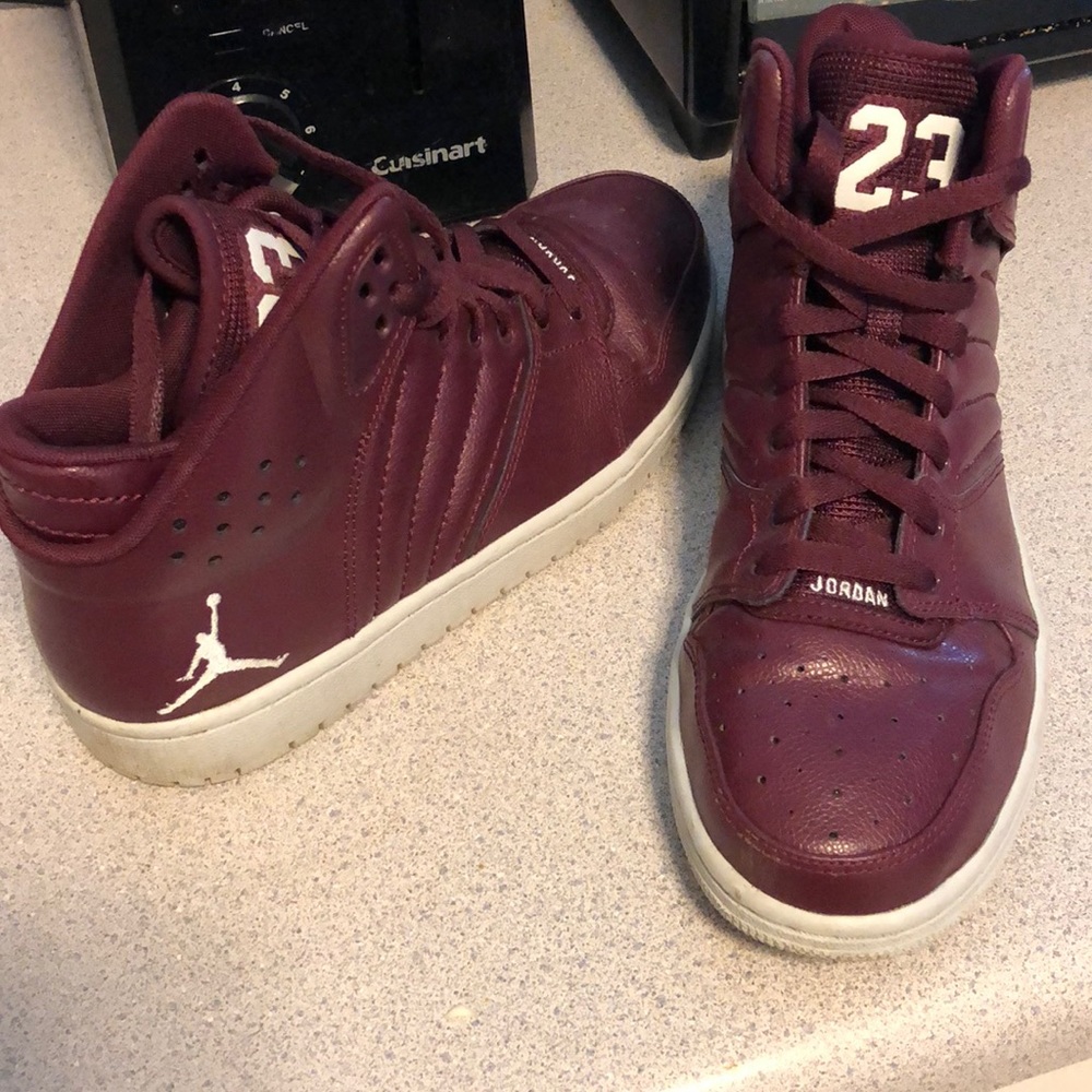 Maroon Air Jordan’s